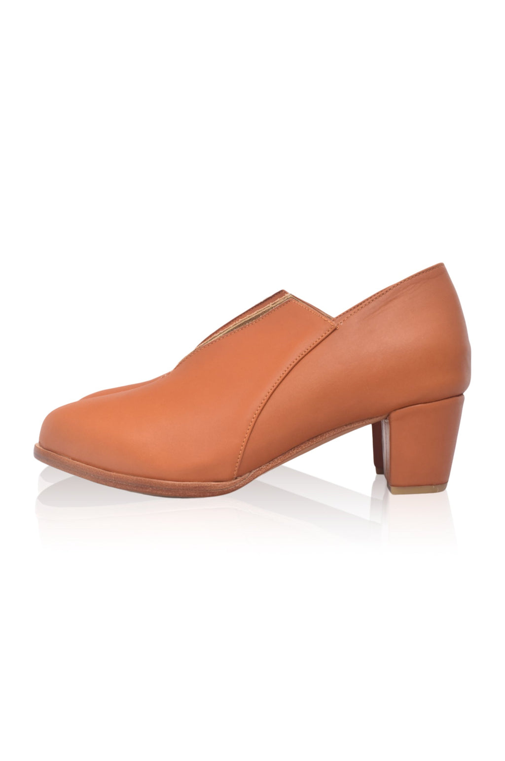 Ange Leather Booties 5 cm Heel (Sz. 10.5 & 11)