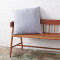 European Pillowcase in Cotton | Blue Check