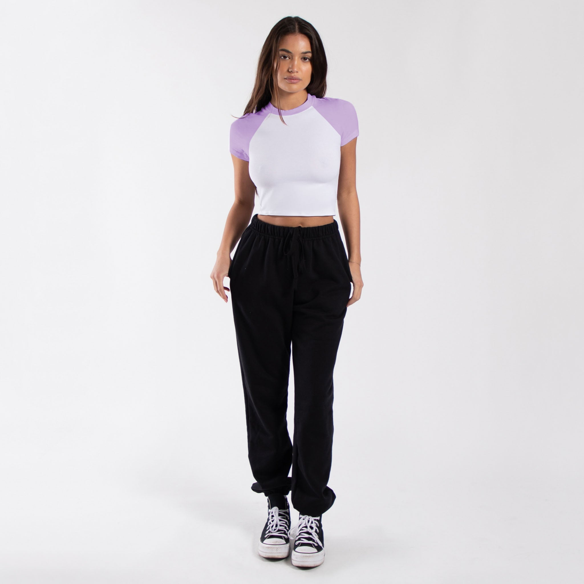 4001R - Women's Raglan Baby Tee